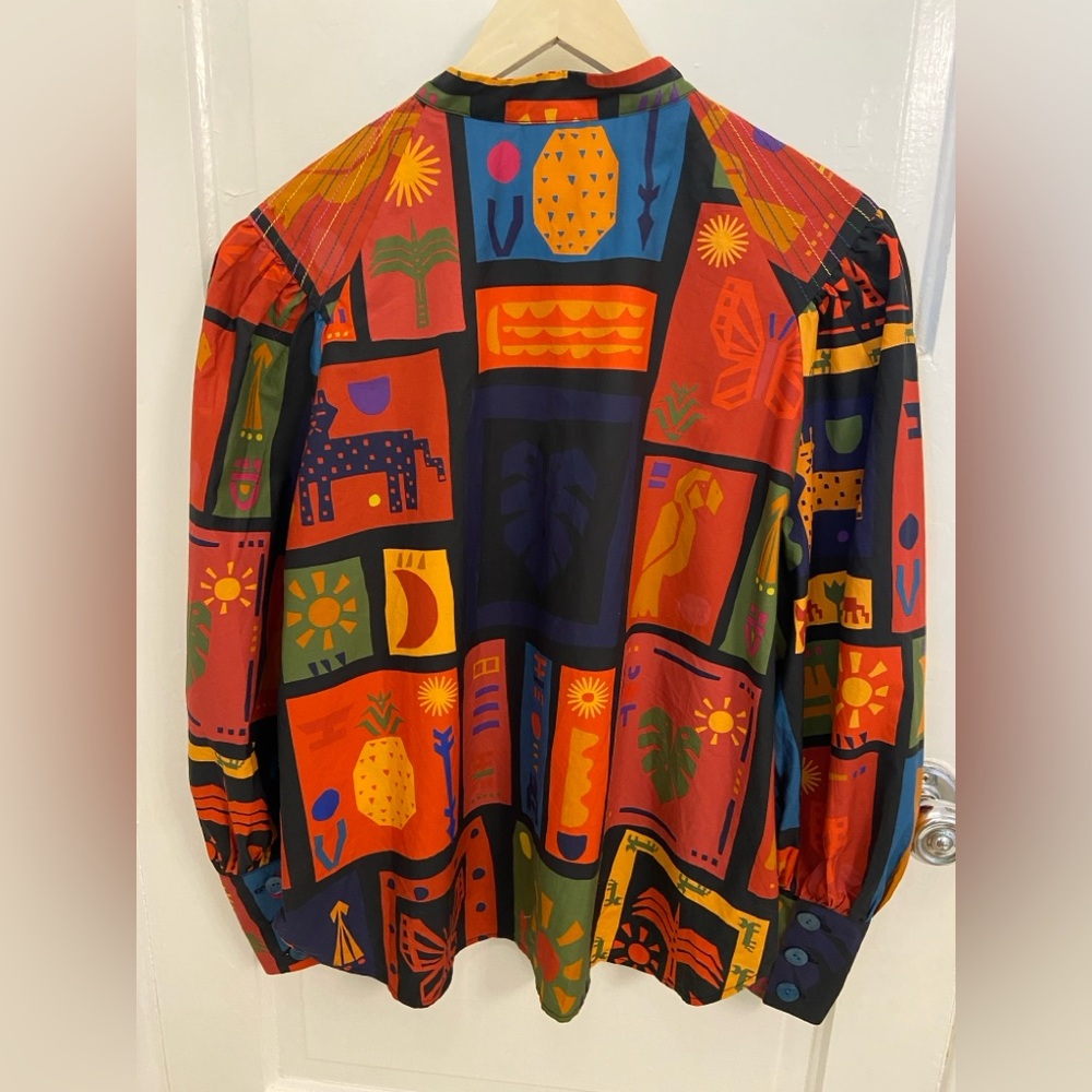 FARM Rio Multicolor Graphic Blouse - Picture 4 of 5